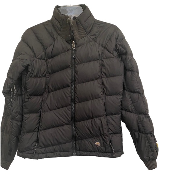 WOMEN MOUNTAIN HARDWEAR Lightweight Size S/P Petite Down-filled Black Jacket - Picture 1 of 9